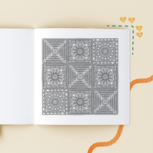 Load image into Gallery viewer, Crochet Granny Squares: Relaxation Coloring Book
