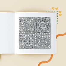 Load image into Gallery viewer, Crochet Granny Squares: Relaxation Coloring Book
