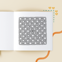 Load image into Gallery viewer, Crochet Granny Squares: Relaxation Coloring Book

